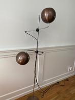 Jaren 60 vintage staande lamp 2 bollen, Huis en Inrichting, Lampen | Vloerlampen, Ophalen, Gebruikt, 100 tot 150 cm, Vintage uit ongeveer 1960/70