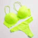 Nieuw! Lingerie setje / Lime groen maat: 75C, Ophalen of Verzenden, Groen, Setje