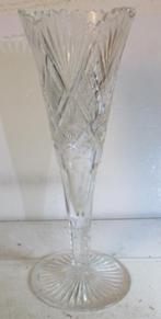 art deco Val Saint Lambert bruilofts kelkvaas 41 cm !, Antiek en Kunst, Antiek | Glas en Kristal, Verzenden