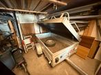 Mooie saris aanhanger 120 x215 met klep en klep dragers, Auto diversen, Aanhangers en Bagagewagens, Ophalen of Verzenden, Zo goed als nieuw