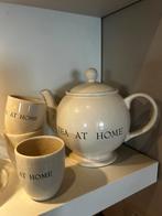 Theepot met 3 mokken Riviera Maison, Huis en Inrichting, Keuken | Servies, Ophalen of Verzenden, Gebruikt, Overige stijlen, Overige typen