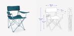 4 nieuwe opvouwbare campingstoelen, Ophalen, Nieuw, Campingstoel