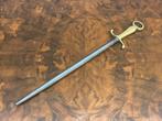 Antieke messenslijper slijpstaaf aanzetstaal zwaard dolk mes, Ophalen of Verzenden, Gebruikt