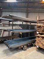 Antraciet damwand platen (3,6m), Ophalen, Gebruikt, Overige materialen, Minder dan 20 mm