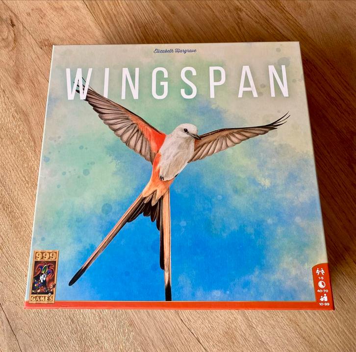 Wingspan Bordspel - Vogelparadijs!, Hobby en Vrije tijd, Gezelschapsspellen | Bordspellen, Zo goed als nieuw, Een of twee spelers