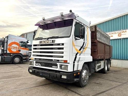 Scania R143-450 V8 STREAMLINE 6x2 FULL STEEL KIPPER (MANUAL, Auto's, Vrachtwagens, Te koop, ABS, Airconditioning, Elektrische ramen