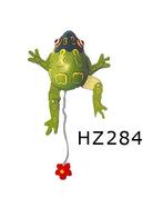 Trekpop dikke kikker 19 cm - HZ284, Ophalen of Verzenden, Nieuw, Wanddecoratie