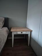 Leuk landelijk tafeltje met lade, Huis en Inrichting, Ophalen, Rechthoekig, Minder dan 55 cm