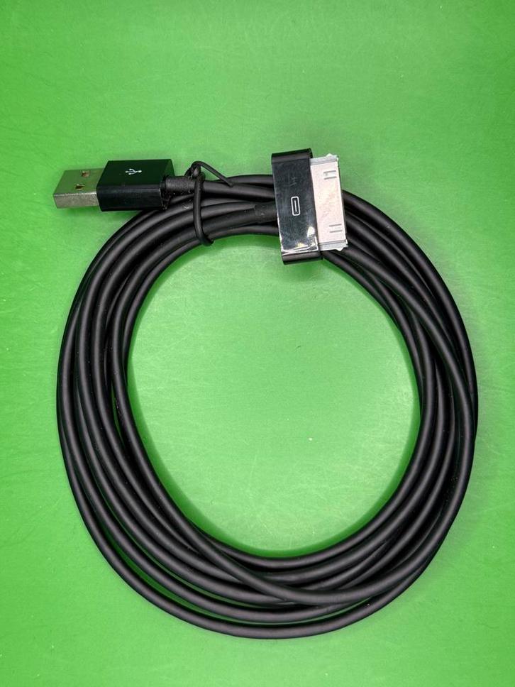 2 meter - 30 Pins naar USB kabel iPod iPhone 3G / 4 etc, Audio, Tv en Foto, Audiokabels en Televisiekabels, Zo goed als nieuw