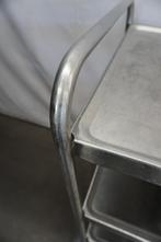 RVS wagen serveerwagen | moet gelast worden, Huis en Inrichting, Keuken | Keukenbenodigdheden, Ophalen of Verzenden, Gebruikt