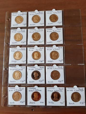 16 president dollars usa proof kk  f.19.5 beschikbaar voor biedingen