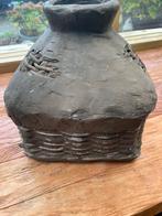 landelijke leemmand, Huis en Inrichting, Woonaccessoires | Vazen, Ophalen, Overige materialen, Overige kleuren, Zo goed als nieuw