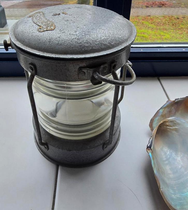 Vintage Ankerlicht scheepslantaarn, Antiek en Kunst, Antiek | Lampen, Ophalen