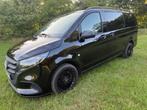 Mercedes Vito 119 Luxe dubbele cabine 12/2024 veel extra's, Auto's, Bestelauto's, Automaat, 2500 kg, Zwart, Bedrijf