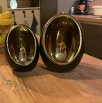2x ei waxinelicht houders izgs, Ophalen of Verzenden, Zo goed als nieuw, Overige materialen, Minder dan 25 cm