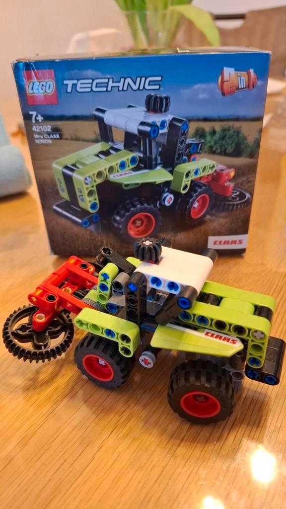 Lego Technic 42102 mini Claas Xerion, Kinderen en Baby's, Speelgoed | Duplo en Lego, Gebruikt, Lego, Complete set, Ophalen of Verzenden