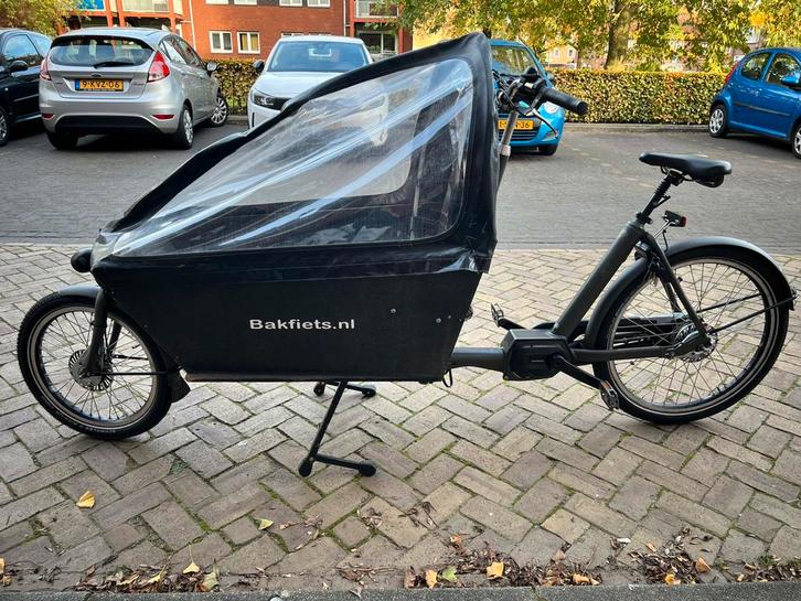 Elektrische Bakfiets, Fietsen en Brommers, Fietsen | Bakfietsen, Gebruikt, Overige merken, 2 kinderen, Elektrisch, Huif, Ophalen