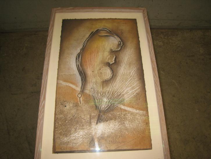 Schilderijtje van Brigitte Nottebohm, Antiek en Kunst, Kunst | Schilderijen | Abstract