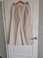 Te koop wijde beige dames broek, merk Zara, maat L., Maat 42/44 (L), Ophalen of Verzenden, Zo goed als nieuw, Lang