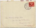 Envelope Deventer 1942 Zegel 7 ½ cent roodbruin, Postzegels en Munten, Brieven en Enveloppen | Nederland, Ophalen of Verzenden