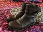 Zwarte leren Shabbies met grove zool en gespen 39 nu 69,99€, Shabbies Amsterdam, Zwart, Lage of Enkellaarzen, Ophalen of Verzenden