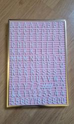 Letterbord roze, Ophalen of Verzenden, Zo goed als nieuw
