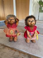 2 x antieke knuffel Steiff. Egeltje / egel Mucki, Antiek en Kunst, Antiek | Speelgoed, Ophalen