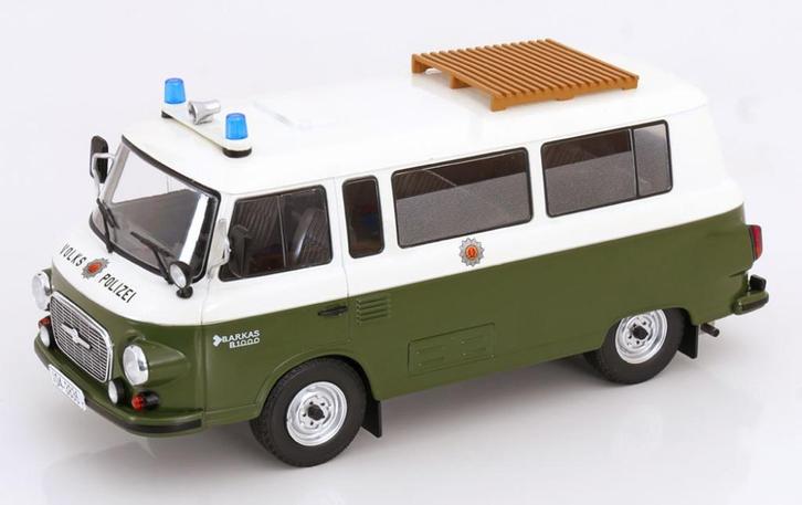 Barkas B 1000 Mini Bus Volkspolizei DDR 1965, 1/18, MCG, Hobby en Vrije tijd, Modelauto's | 1:18, Nieuw, Motor, Overige merken