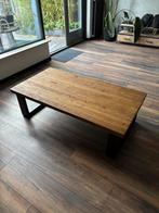 Teak salontafel 135x70cm, Ophalen, 100 tot 150 cm, Teakhout, 50 tot 100 cm