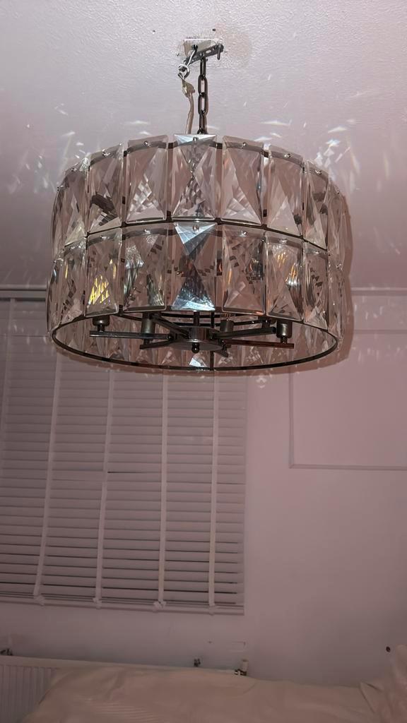 Luxe Eric Kuster kroonluchter, Huis en Inrichting, Lampen | Hanglampen, Zo goed als nieuw, 75 cm of meer, Overige materialen, Ophalen of Verzenden