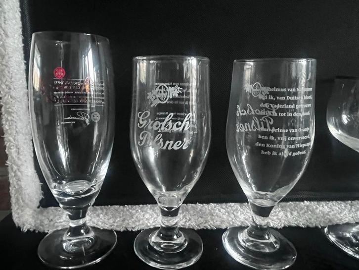 Diverse bierglazen collectie, Verzamelen, Glas en Borrelglaasjes, Zo goed als nieuw, Bierglas, Ophalen of Verzenden