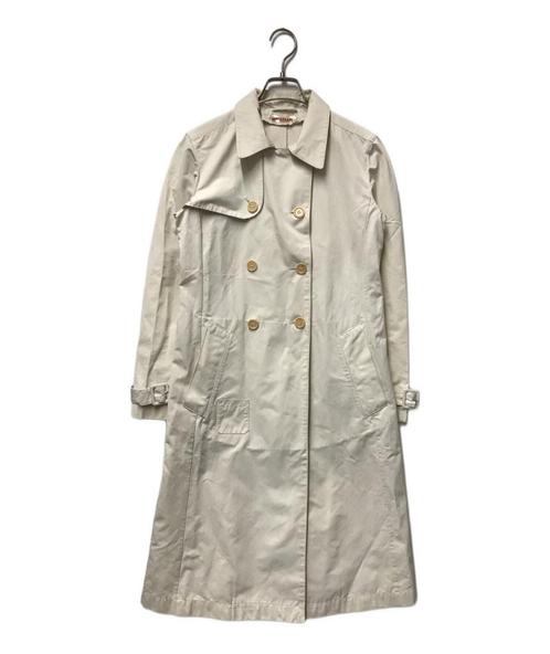 PRADA SPORTS Trenchcoat – Ivoor (Maat 40), Kleding | Dames, Jassen | Zomer, Zo goed als nieuw, Maat 38/40 (M), Beige, Ophalen of Verzenden