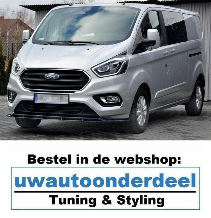 Maxton Spoiler Lip Splitter Voor Ford Transit Custom Mk1, Auto diversen, Tuning en Styling, Verzenden