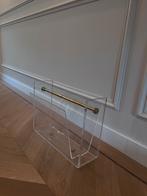 Mid-century Plexiglas tijdschriftenhouder David Lange, Verzenden