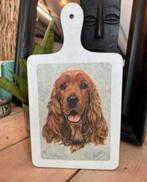 Nieuw: grote broodplank met engelse cocker spaniel, Ophalen of Verzenden