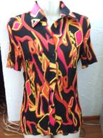 Gave retro rockabilly plissee blouse NIEUW van List Woman S, Ophalen of Verzenden, Nieuw, Maat 36 (S), Rood