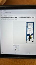 Nieuwe geberit up100 Delta inbouwreservoir, Ophalen of Verzenden, Nieuw