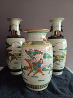 3 Decoratieve Chinese kastvazen, Ophalen