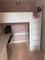 Hoogslaper ikea met kast en zonder bureau, Ophalen of Verzenden, Zo goed als nieuw, Hoogslaper