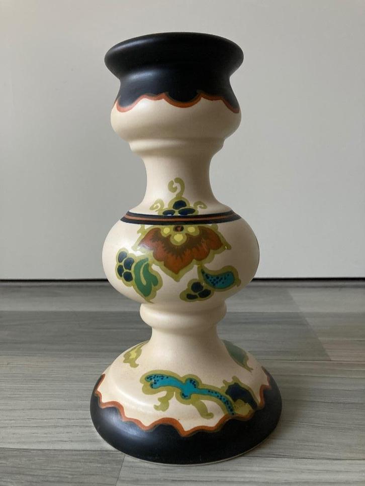Kandelaar - Decor Modica - model 24 - Zuid-Holland Gouda, Antiek en Kunst, Antiek | Keramiek en Aardewerk, Ophalen