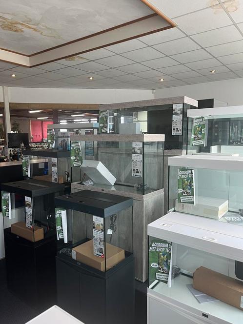 OPRUIMING! Aquarium set + shoptegoed, Dieren en Toebehoren, Vissen | Aquaria en Toebehoren, Nieuw, Leeg aquarium, Ophalen
