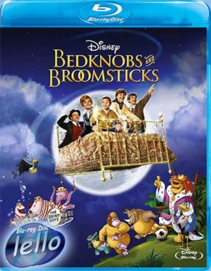Blu-ray: Bedknobs and Broomsticks (Heksen en Bezemstelen) KC, Cd's en Dvd's, Blu-ray, Nieuw in verpakking, Avontuur, Ophalen of Verzenden