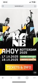 2 tickets afscheidsconcert Kane Ahoy 17 oktober 2025, Tickets en Kaartjes, Twee personen