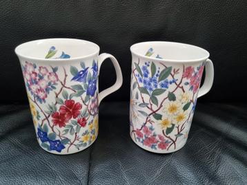 Roy Kirkham Alpine Chintz vintage mokken, Bone China  beschikbaar voor biedingen