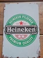 Heineken bord 20x30, Verzamelen, Biermerken, Ophalen of Verzenden, Reclamebord, Plaat of Schild, Heineken