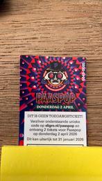 2 tickets voor Paaspop op 2 april, Tickets en Kaartjes, Evenementen en Festivals, Twee personen