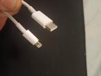 USB-C naar Lightning Kabel - Zo goed als nieuw and USB/light, Ophalen of Verzenden, Zo goed als nieuw, Minder dan 2 meter, Overige kabels