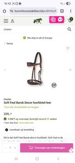 Deuber Barok Softfeel hoofdstel, teugels en borsttuig, Dieren en Toebehoren, Ophalen, Zo goed als nieuw, Overige soorten