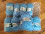 Nieuwe bollen wol. Mohair. Licht blauw. 10 stuks., Ophalen of Verzenden, Nieuw, Breien of Haken, Wol of Garen