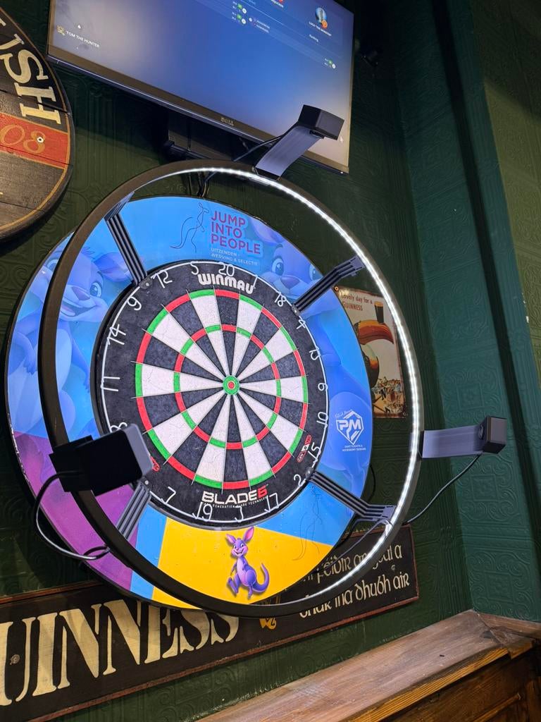 Autodarts setup voor Target Corona - compleet plug & play 🎯, Sport en Fitness, Darts, Zo goed als nieuw, Ophalen of Verzenden